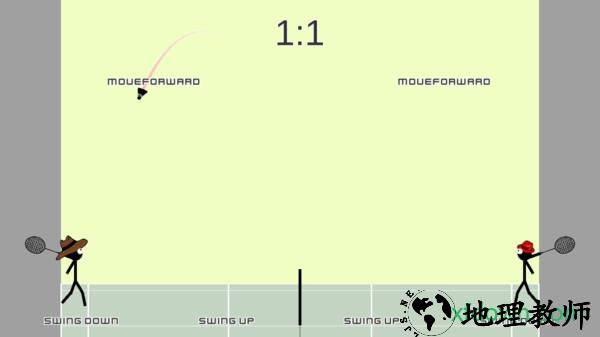火柴人打羽毛球1游戏(Stickman Badminton) v1.0.8 安卓版 0