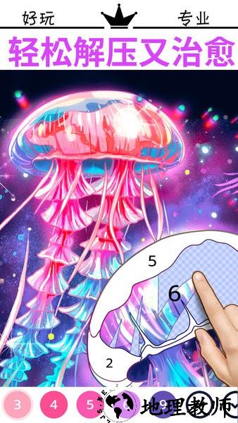 解压数字填色画画游戏 v1.0 安卓版 1