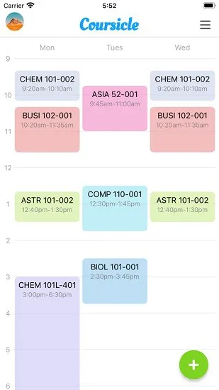 coursicle app(抢课软件) v2.2.2 手机版 0