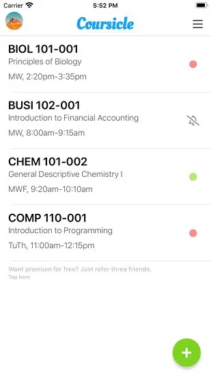coursicle app(抢课软件) v2.2.2 手机版 1