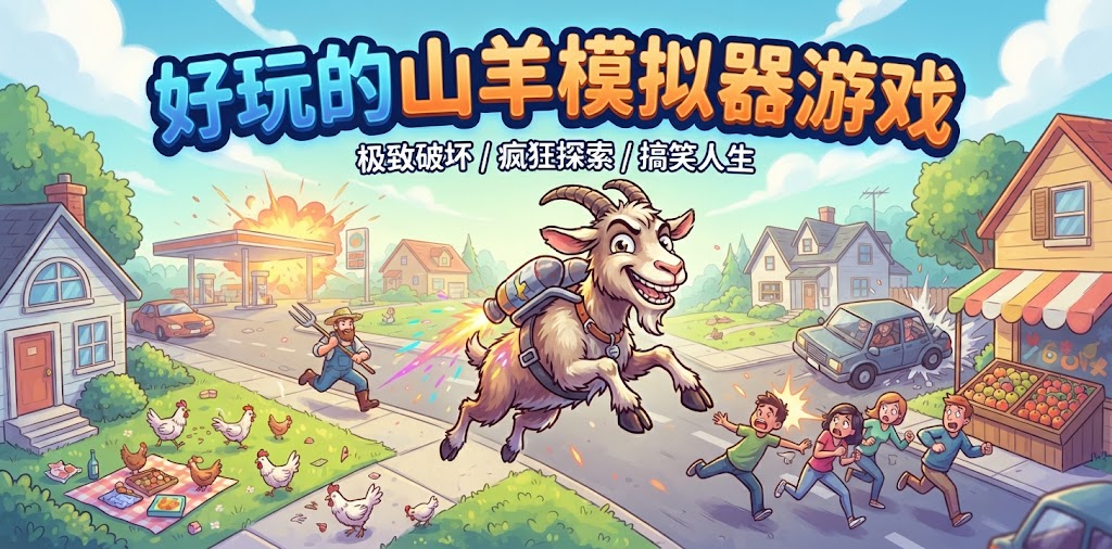 好玩的山羊模拟器游戏