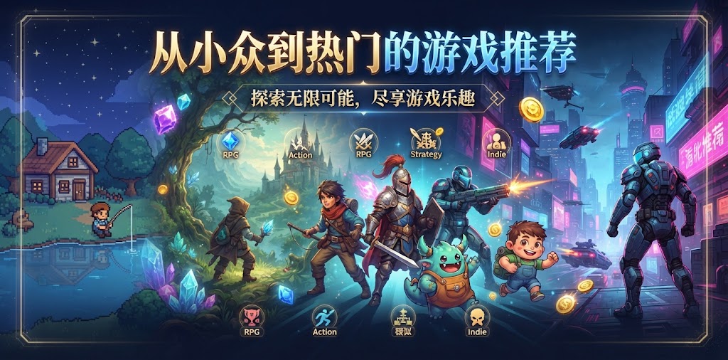 从小众到热门的游戏推荐