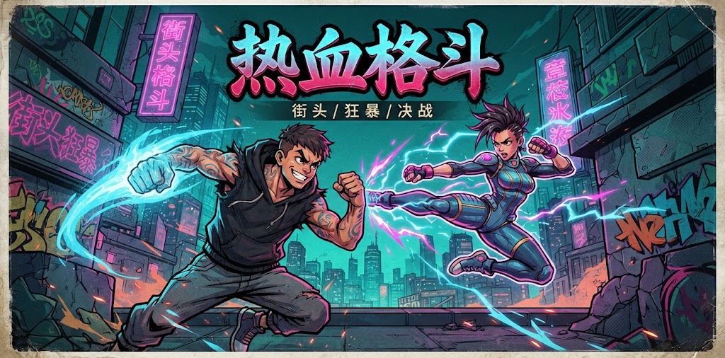 热血格斗游戏