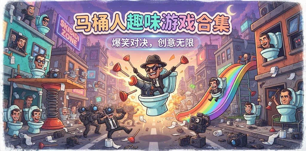 马桶人趣味游戏合集