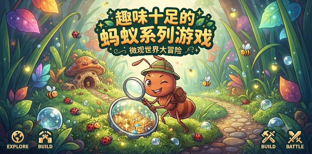 趣味十足的蚂蚁系列游戏