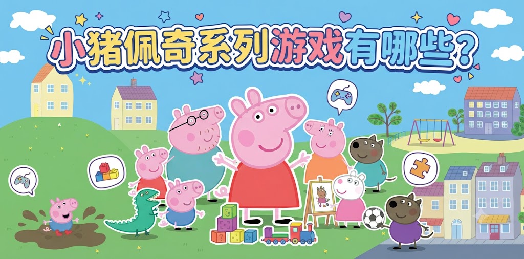 小猪佩奇系列游戏有哪些