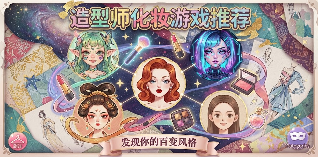 造型师化妆游戏推荐