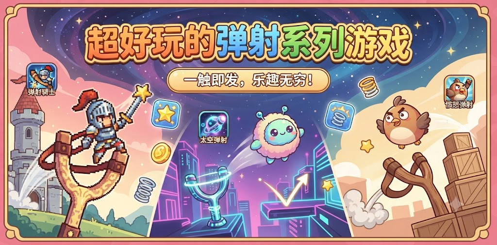 超好玩的弹射系列游戏