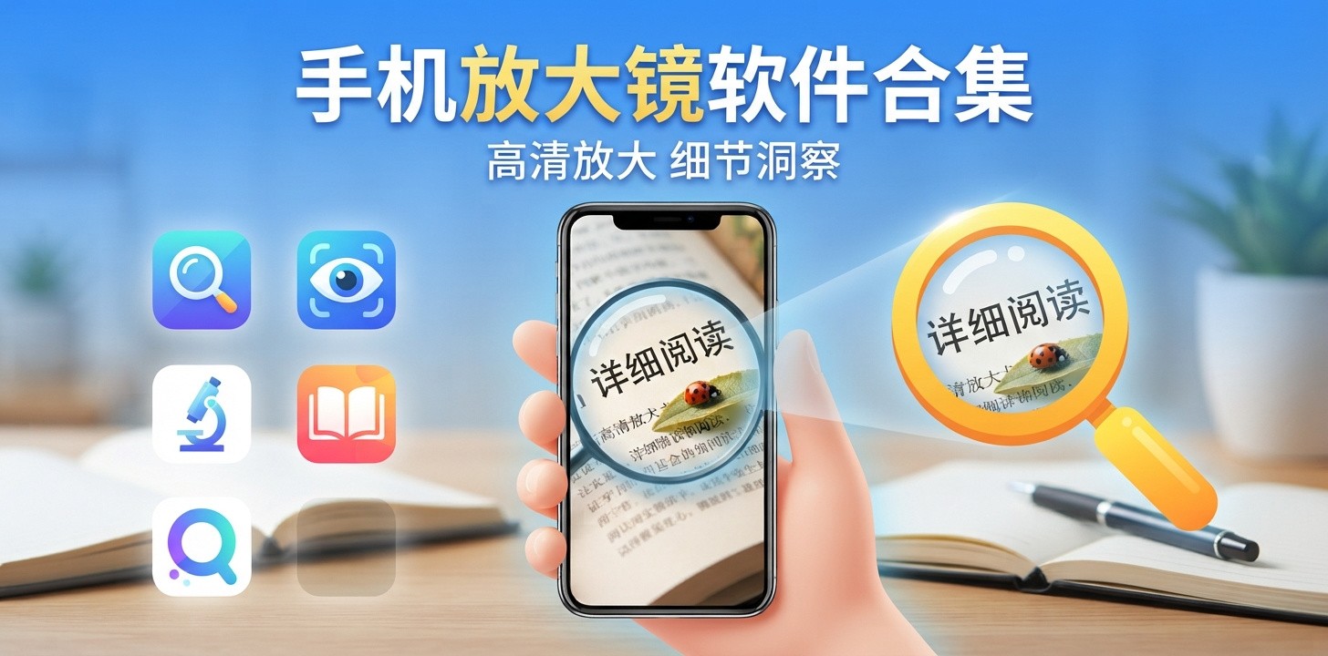 手机放大镜软件有哪些好用