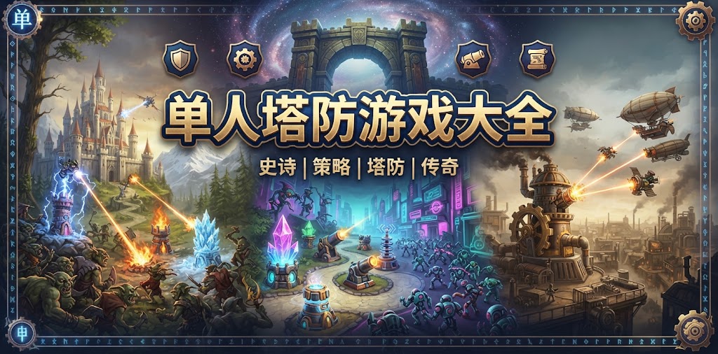 单人塔防游戏大全