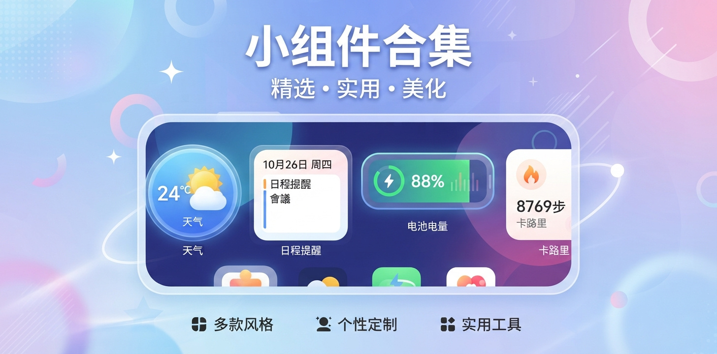 免费小组件app推荐