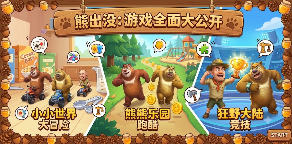熊出没的游戏有哪些