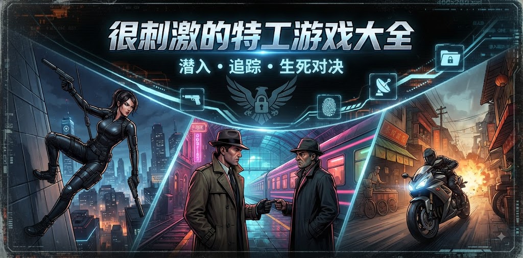 很刺激的特工游戏大全