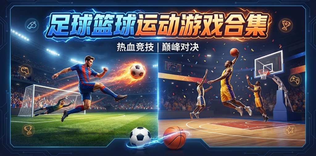 足球篮球运动游戏合集