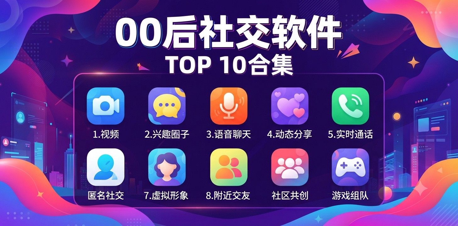 00后社交软件前十名