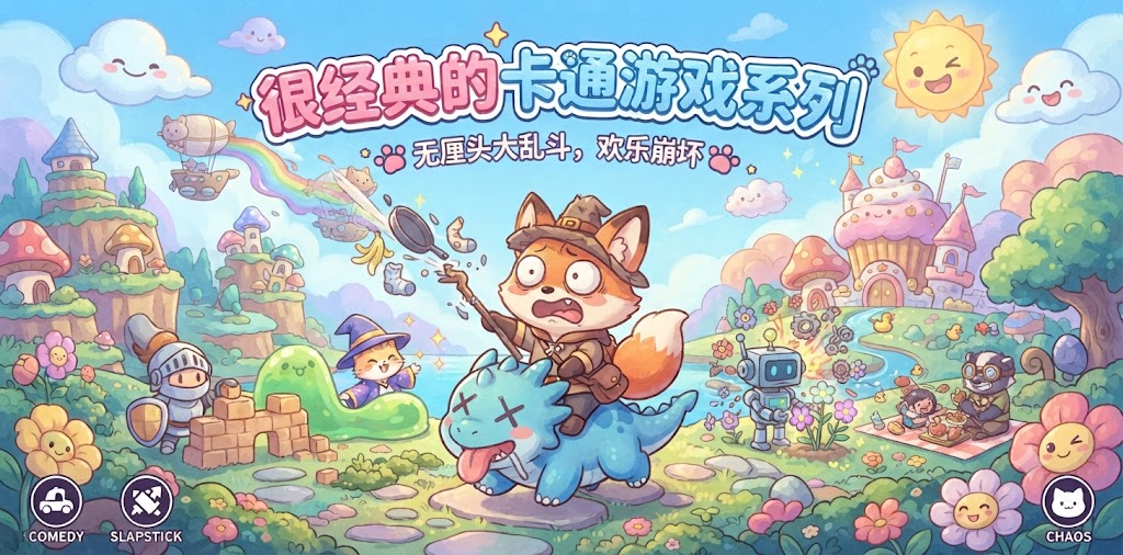 很经典的卡通游戏系列