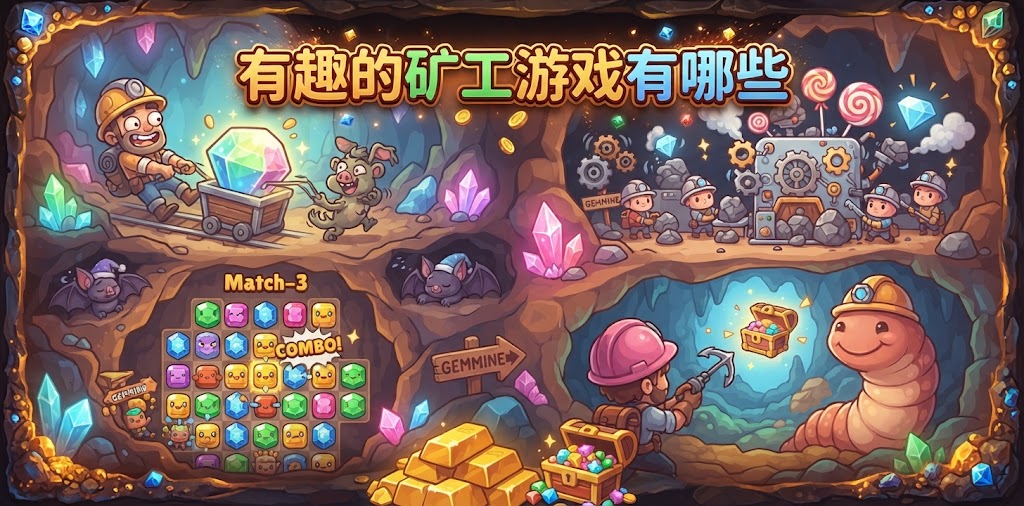 有趣的矿工游戏有哪些