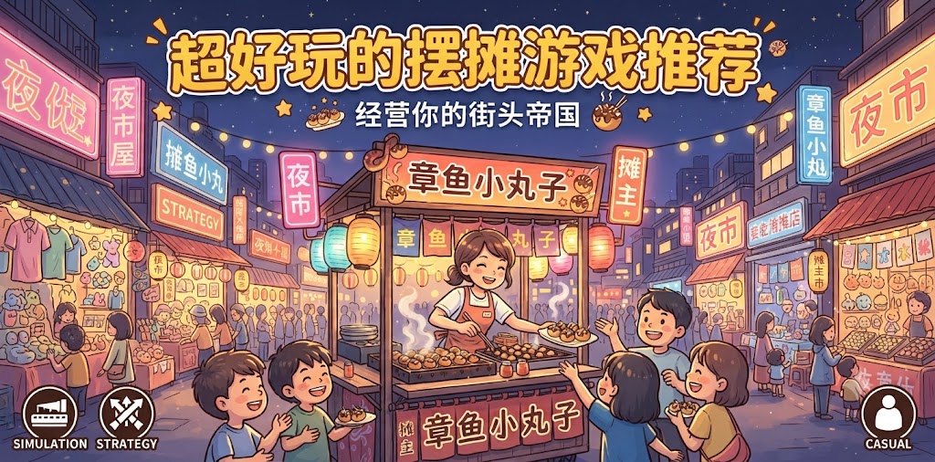 超好玩的摆摊游戏推荐