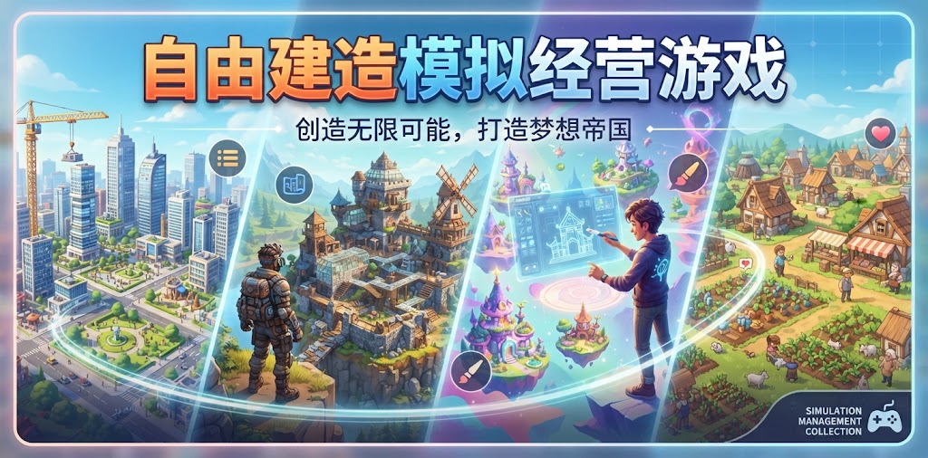 自由建造模拟经营游戏