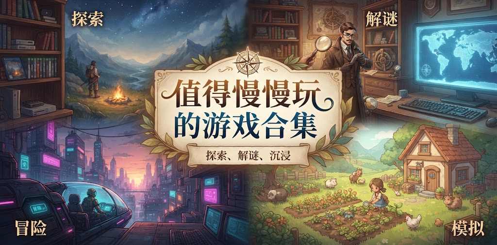 值得慢慢玩的游戏合集