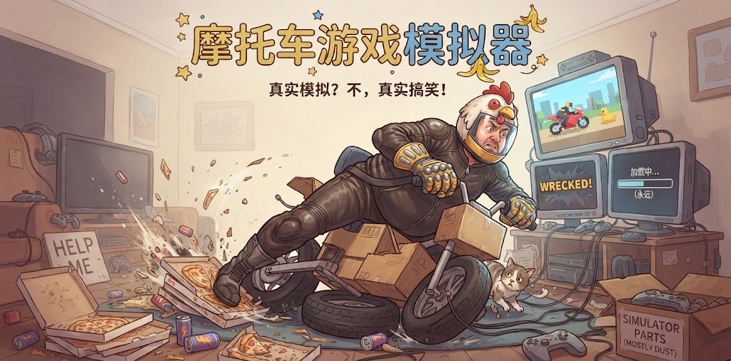 摩托车游戏模拟器