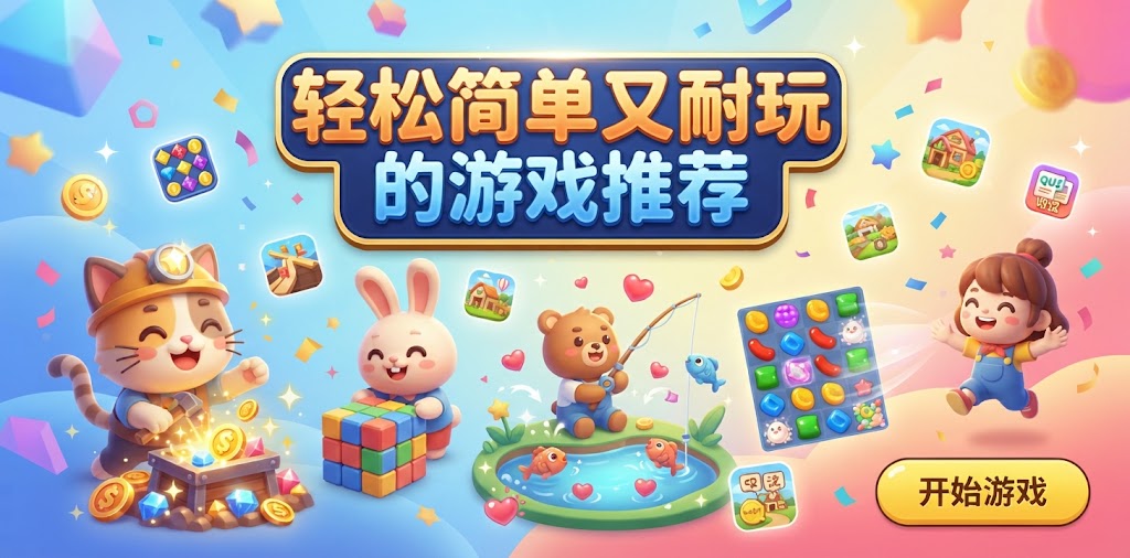 轻松简单又耐玩的游戏推荐