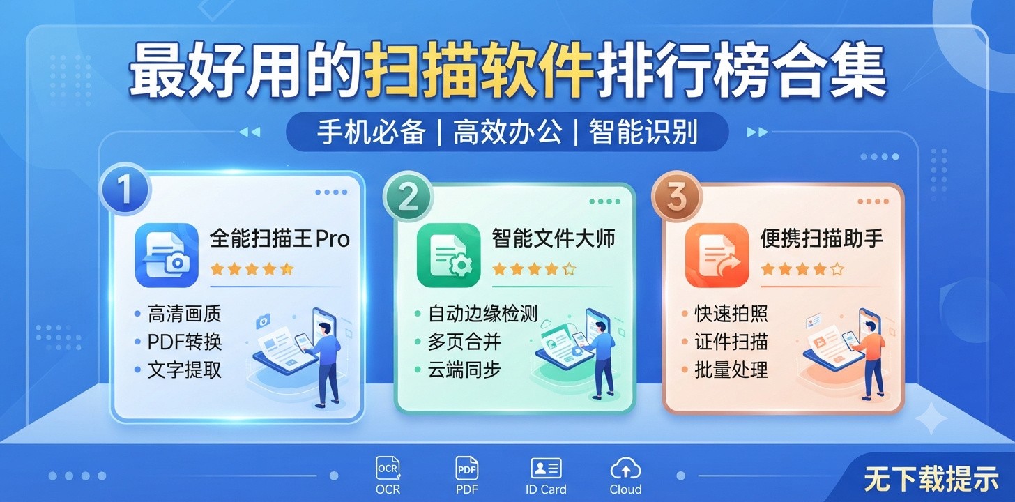 最好用的扫描软件排行榜