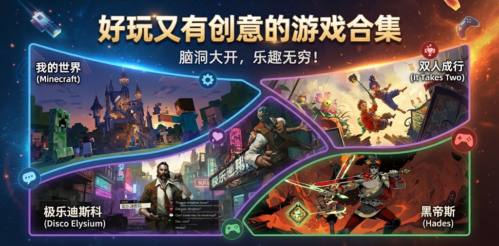 好玩又有创意的游戏合集
