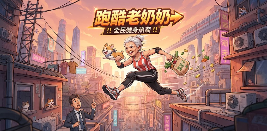跑酷老奶奶