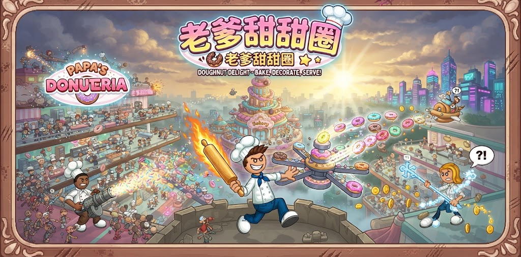 老爹甜甜圈店