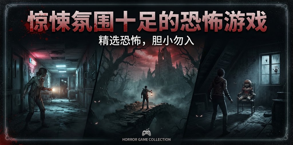 惊悚氛围十足的恐怖游戏