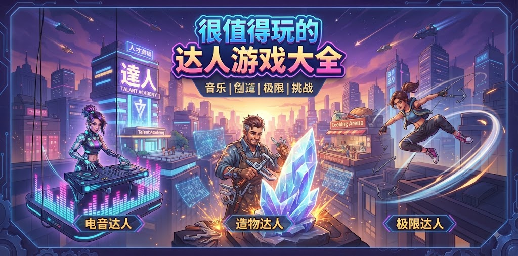 很值得玩的达人游戏大全