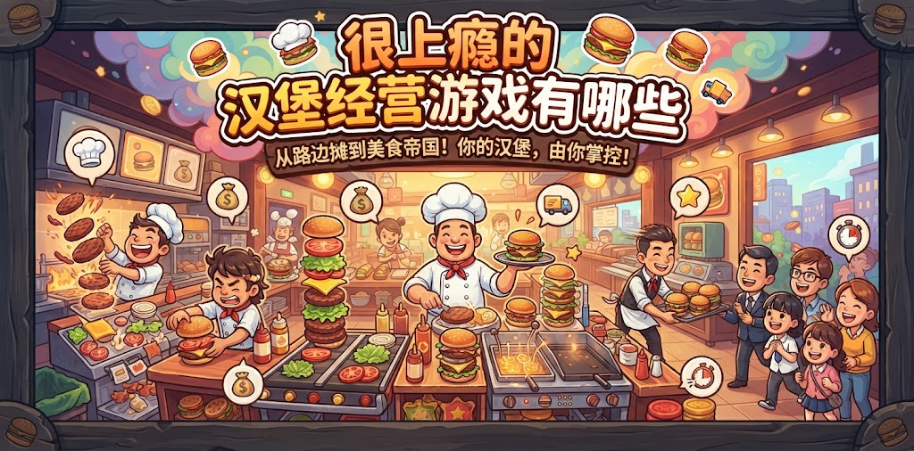 很上瘾的汉堡经营游戏有哪些