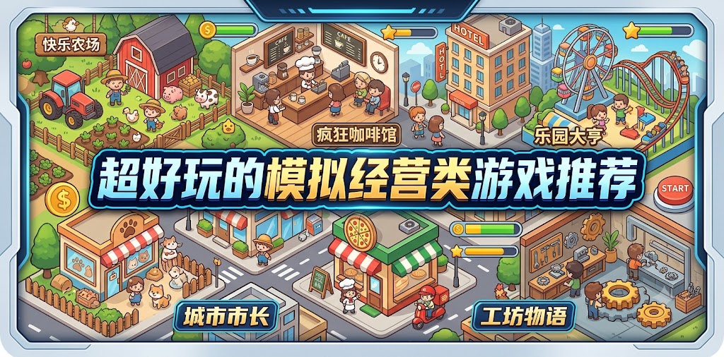 超好玩的模拟经营类游戏推荐