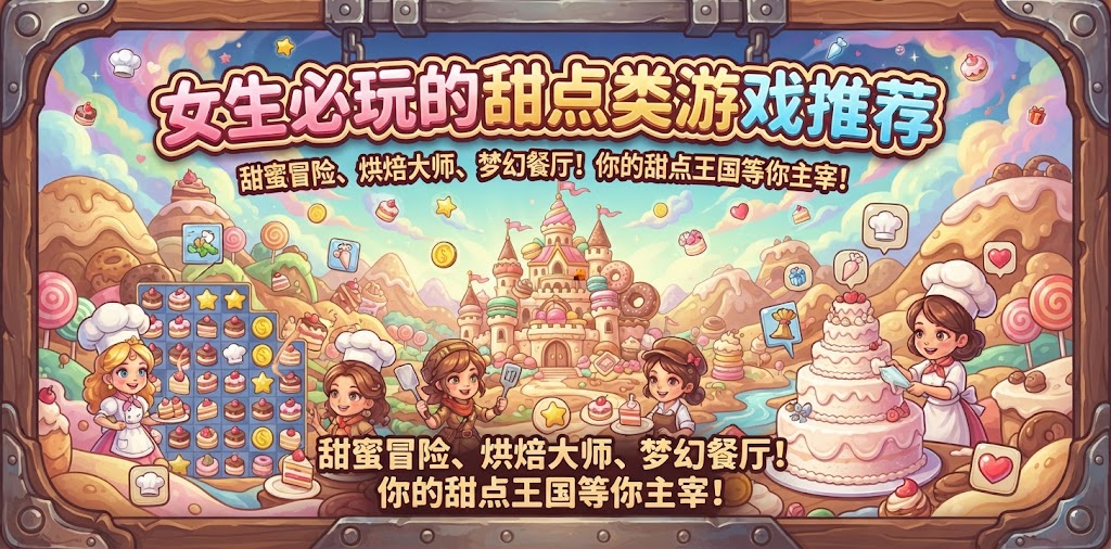 女生必玩的甜点类游戏推荐
