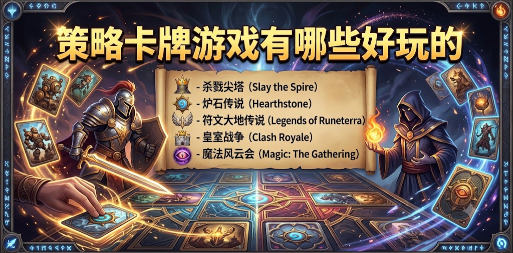 策略卡牌游戏有哪些好玩的