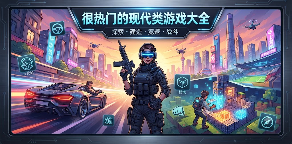 很热门的现代类游戏大全