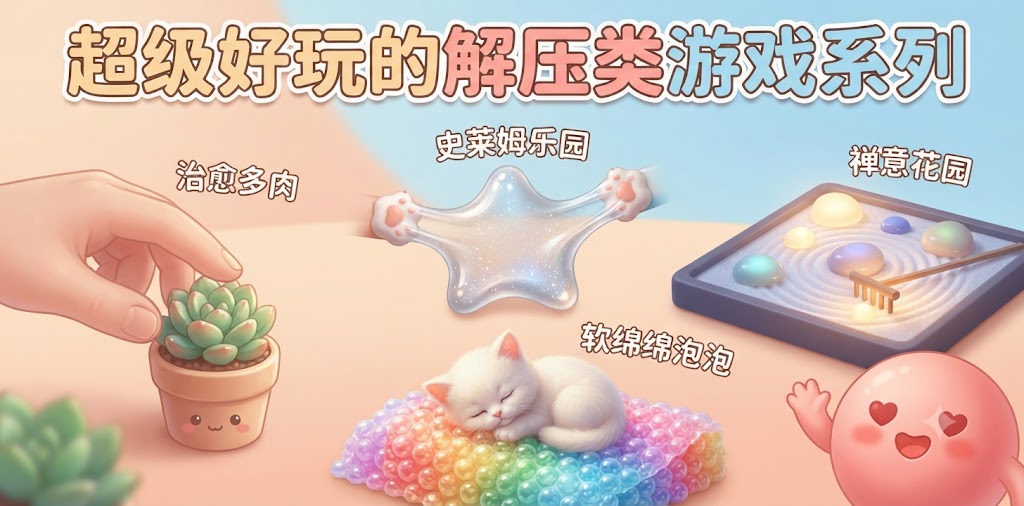 超级好玩的解压类游戏系列