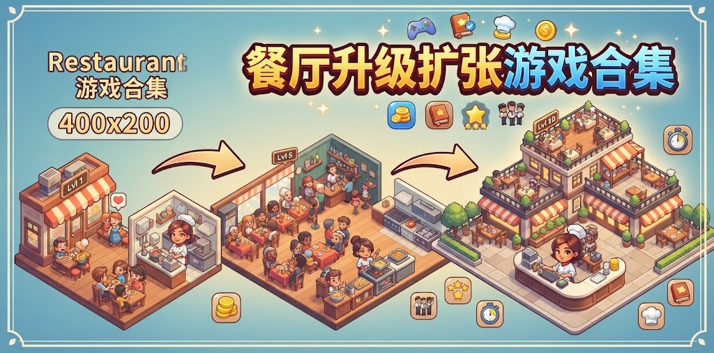 餐厅升级扩张游戏合集