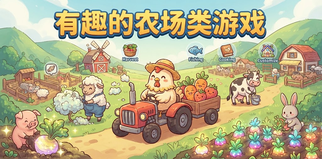 有趣的农场类游戏