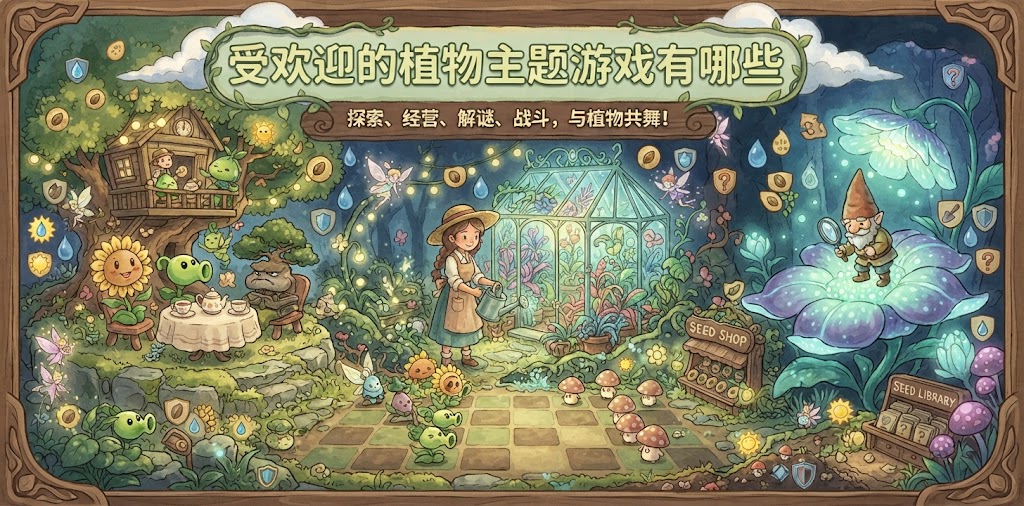 受欢迎的植物主题游戏有哪些