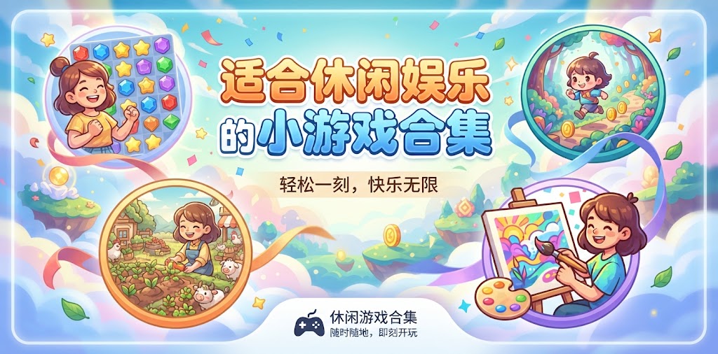 适合休闲娱乐的小游戏合集
