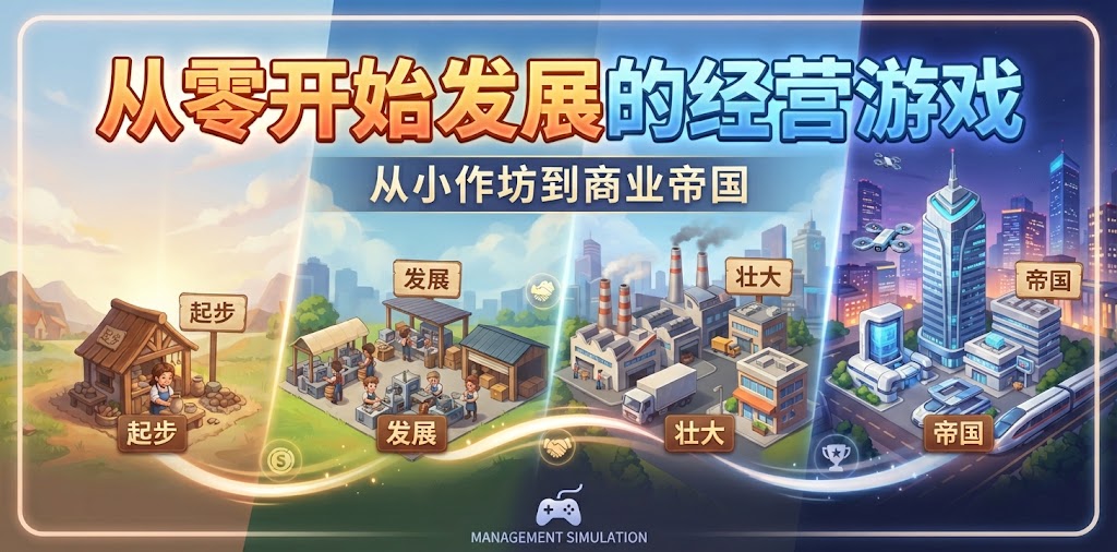 从零开始发展的经营游戏