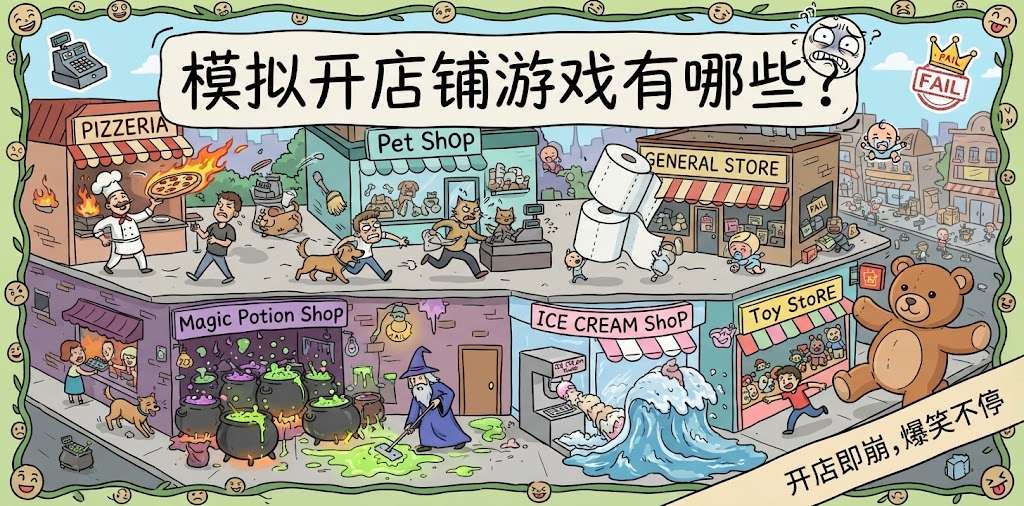 模拟开店铺游戏有哪些