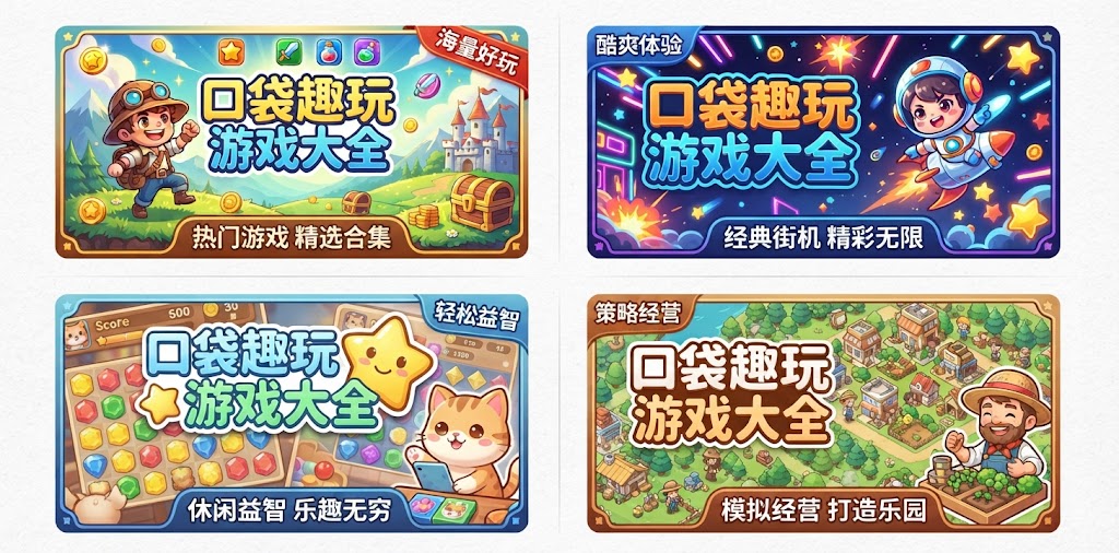 口袋趣玩游戏大全