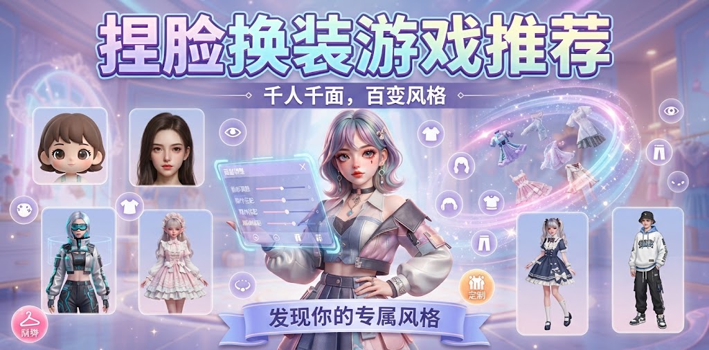 捏脸换装游戏推荐