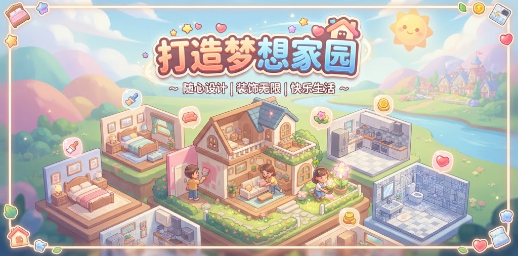 打造梦想家园的模拟小游戏