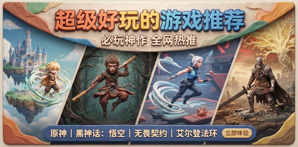 超级好玩的游戏推荐