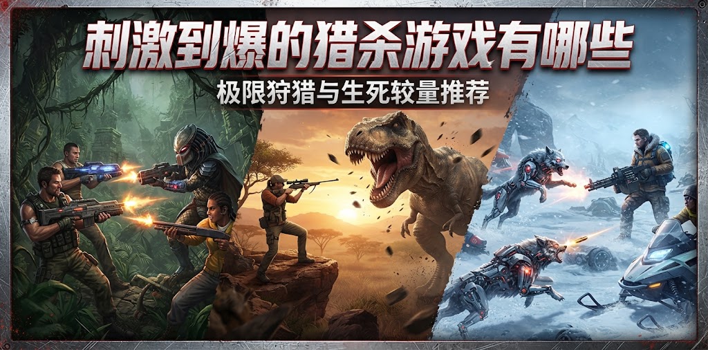 刺激到爆的猎杀游戏有哪些