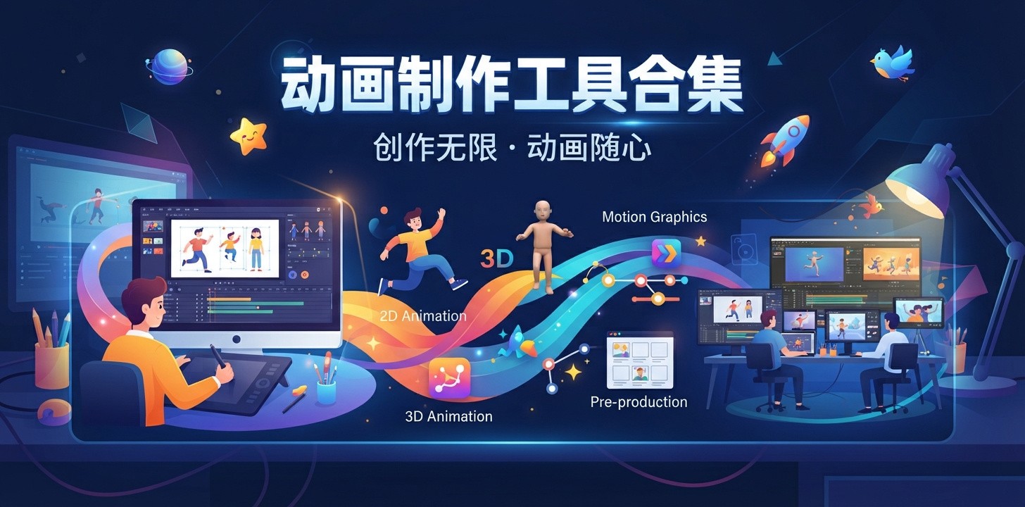 比较好用的动画软件